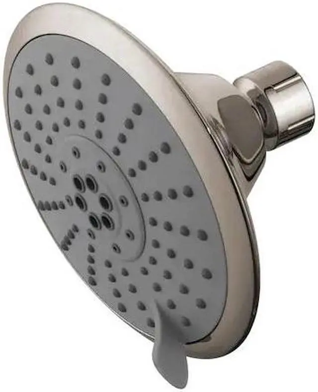 Alt view image 2 of 7 - Kingston Brass KX258 Kingston Brass Watersense KX258 5 Diameter 5 Function Spray Pattern Shower Head, Satin Nickel