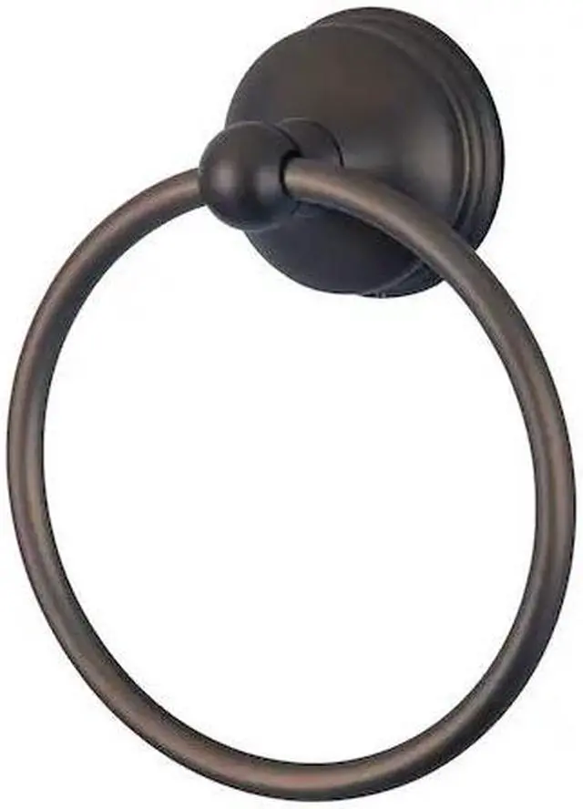 Alt view image 8 of 10 - Kingston Brass BA1164ORB Vintage Towel Ring, Oil Rubbed Bronze