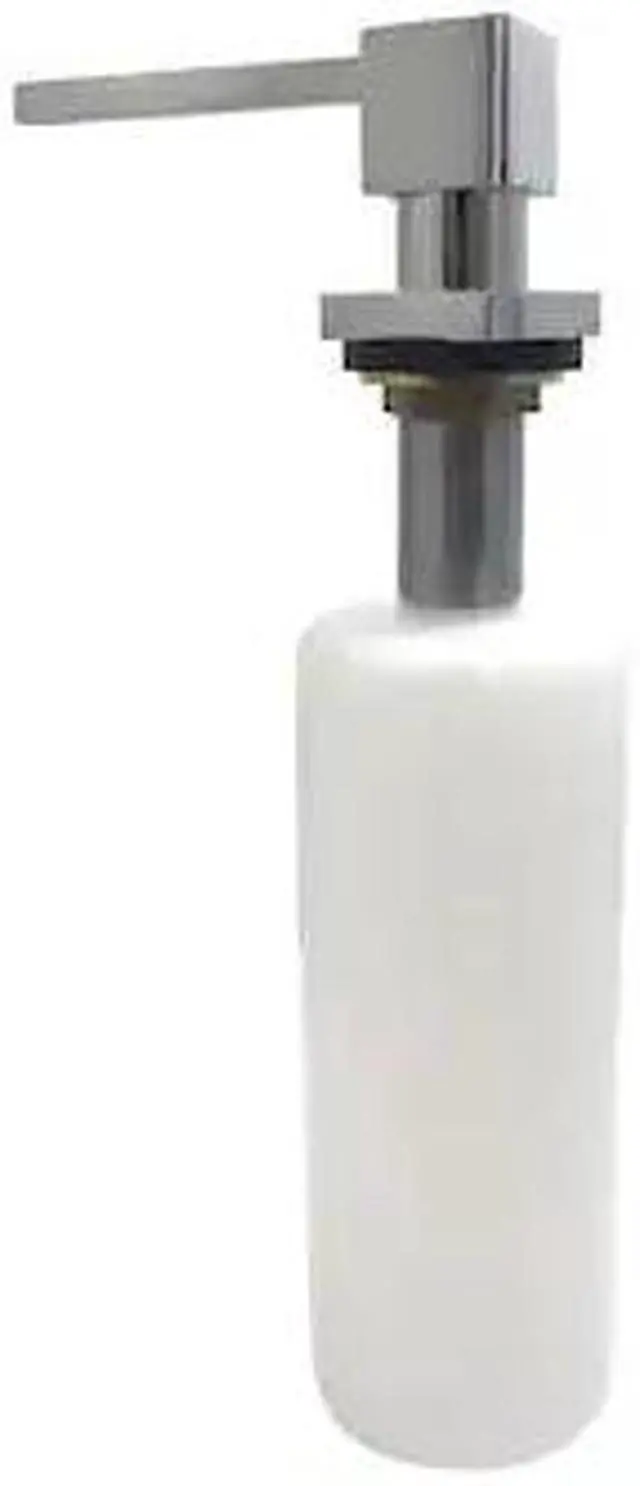 Alt view image 2 of 2 - Kingston Brass SD8411 17 oz Claremont Soap Dispenser with Straight Nozzle, Polished Chrome