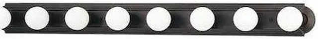 Main image of NUVO 60-1287 8 Light 48 in. Vanity Racetrack Style Bronze, Mounting: Wall