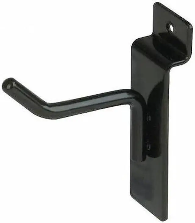 Alt view image 4 of 4 - ECONOCO EBL/H2 Semi-Gloss Hook 2", Black, 96PK