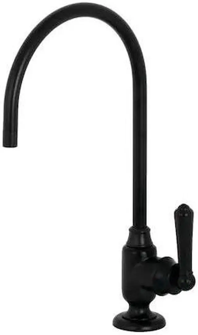 Alt view image 3 of 11 - Kingston Brass KS5190NML Traditional Magellan Single-Handle Water Filtration Faucet - Matte Black
