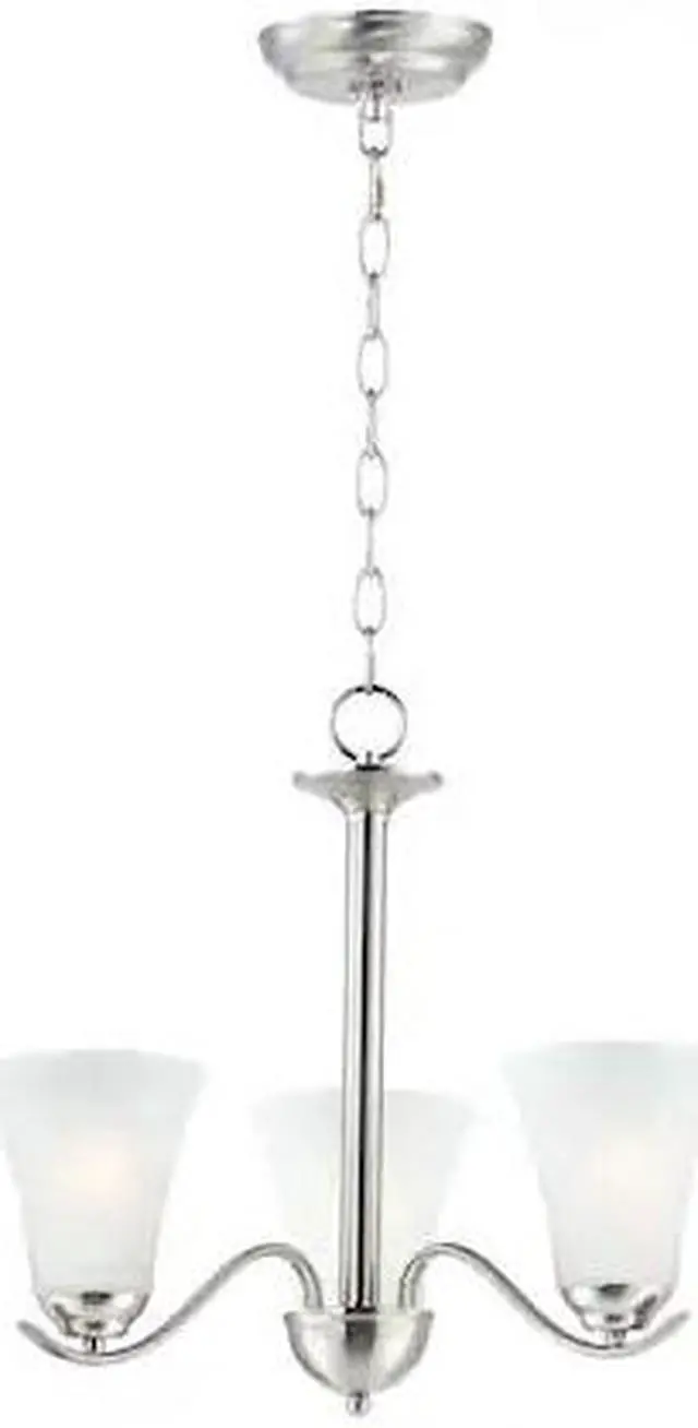 Main image of MAXIM LIGHTING 12073FTSN Vital 3-Light 20" Wide Satin Nickel Chandelier