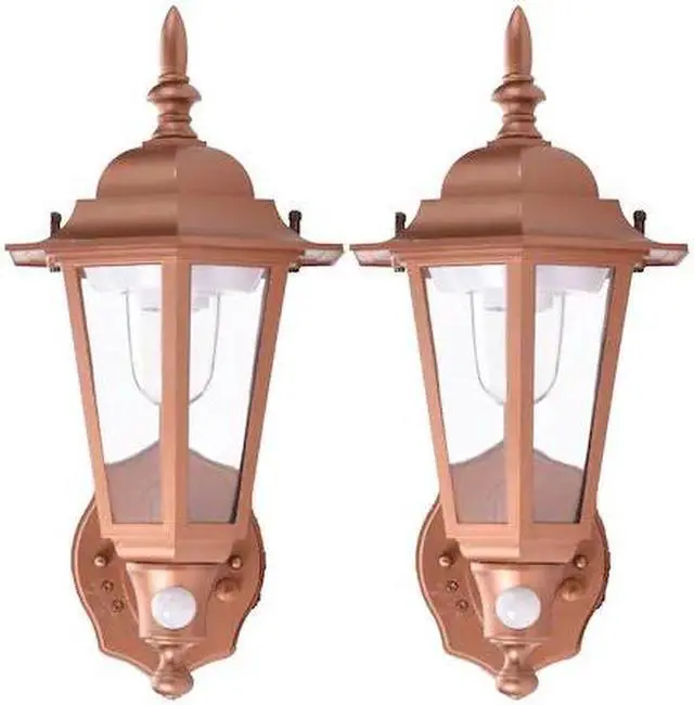 Alt view image 4 of 9 - MAXSA Innovations 46719-2PACK Battery-Powered Motion-Activated Plastic LED Wall Sconce, 2-Pack (Bronze)