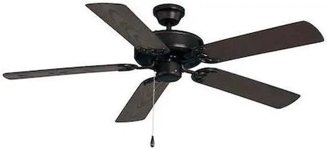 Main image of MAXIM 89915OI Basic-Max N/A-Light 52" Wide Oil Rubbed Bronze Outdoor Ceiling Fan