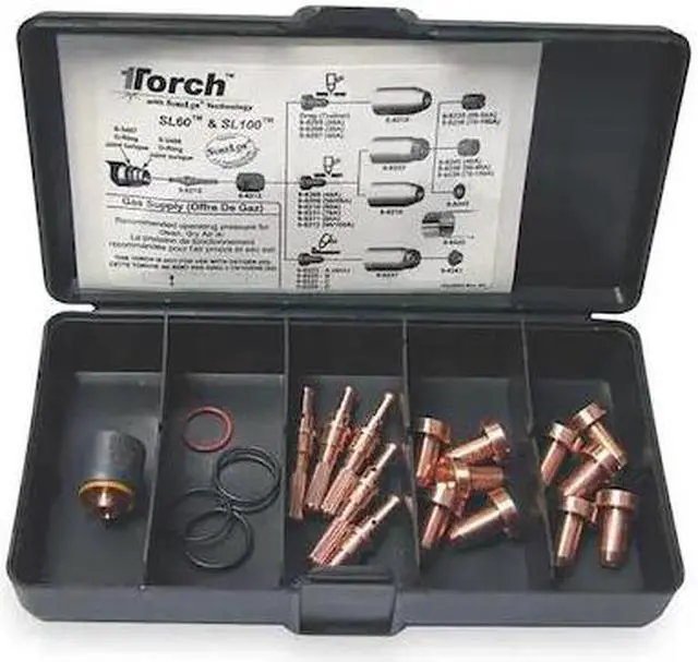 Alt view image 3 of 3 - Plasma Torch Consumable Kit, 50-55 Amps
