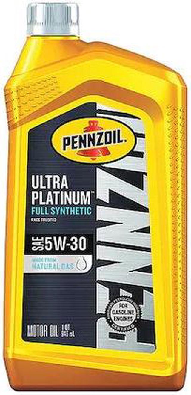 Main image of PENNZOIL 550040865 Engine Oil, 5W-30, Synthetic, Ultra Platinum, 1 Qt.
