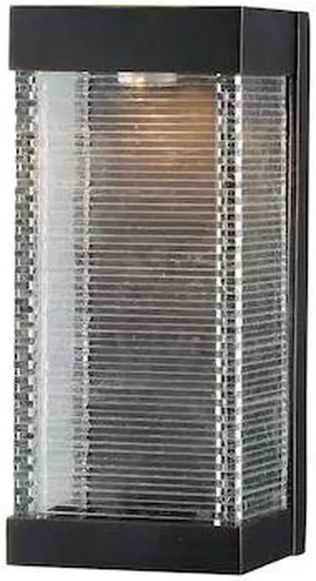 Main image of MAXIM 55224CLBZ Stackhouse VX 1-Light 6" Wide Bronze Outdoor Wall Sconce