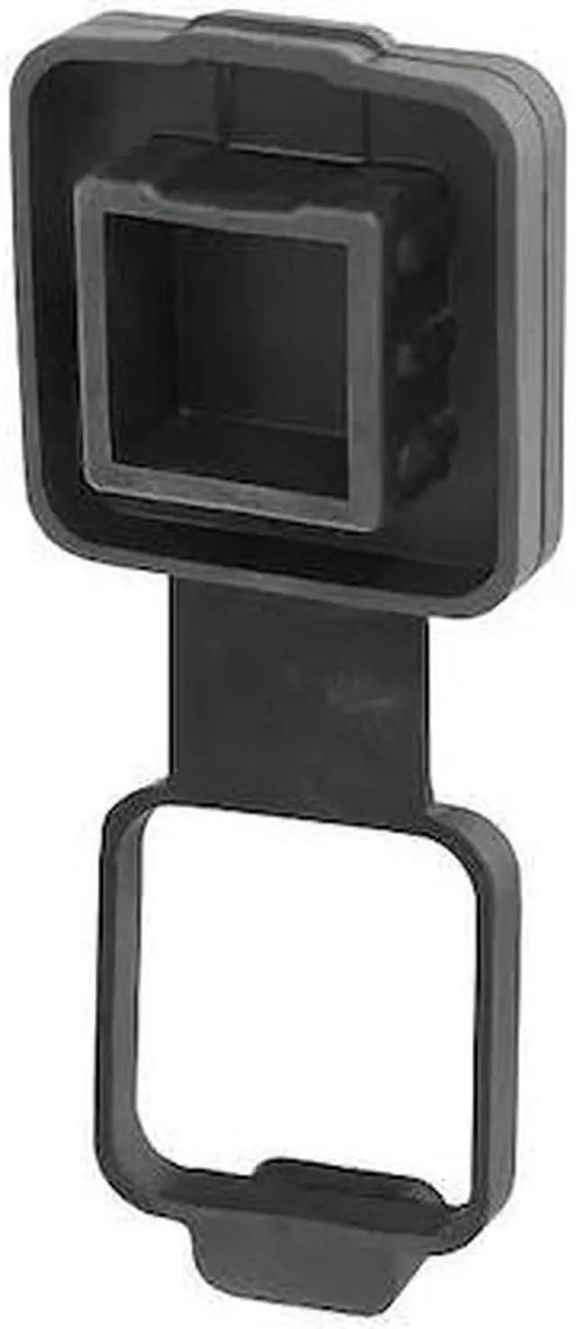 Main image of CURT 21728 Rbbr Htch Tube Cvr w/4-Way Flt Holder,2"