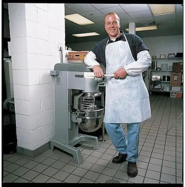 Main image of CELLUCAP 105GRA Disposable Bib Apron,White,XL,PK100