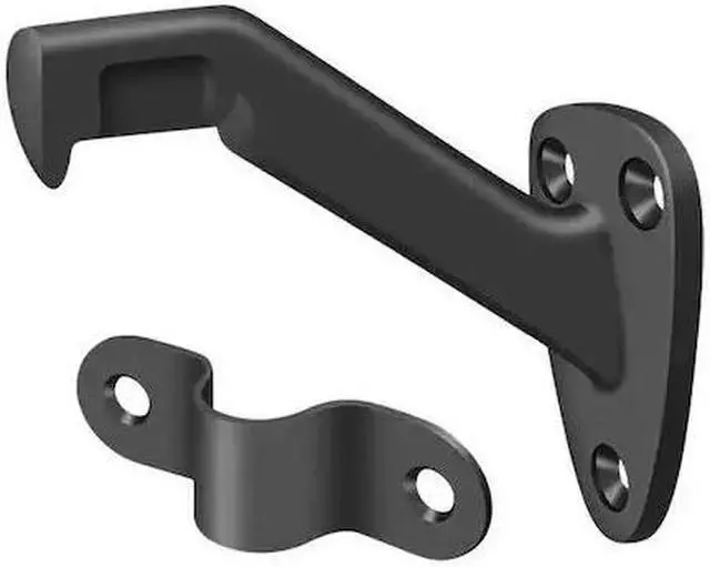 Alt view image 3 of 4 - Deltana HRB325U10B 3.31 in. Projection Hand Rail Brackets, Oil Rubbed Bronze - Solid