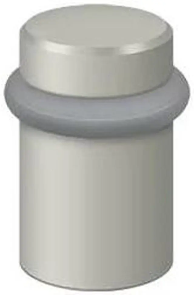 Alt view image 2 of 2 - 2 in. Round Universal Floor Bumper (Satin Nickel)