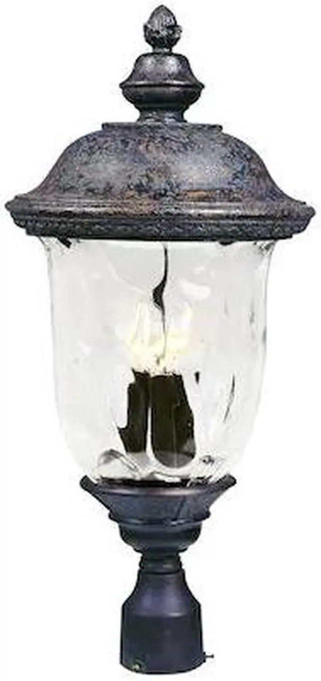 Main image of MAXIM 40420WGOB Carriage House 3-Lght 12.5" Wide Oriental Brnz Outdoor