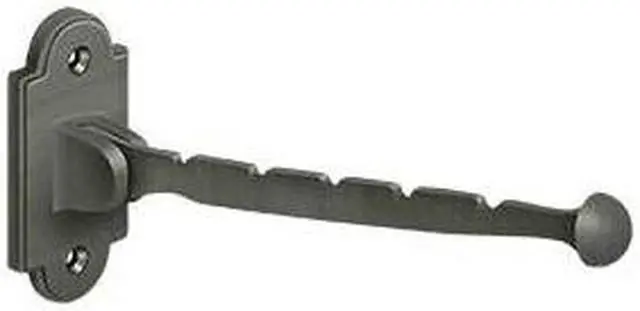 Alt view image 2 of 3 - Deltana VH65U15A 7 in. Projection Valet Hook, Antique Nickel - Solid Brass - 20 Case