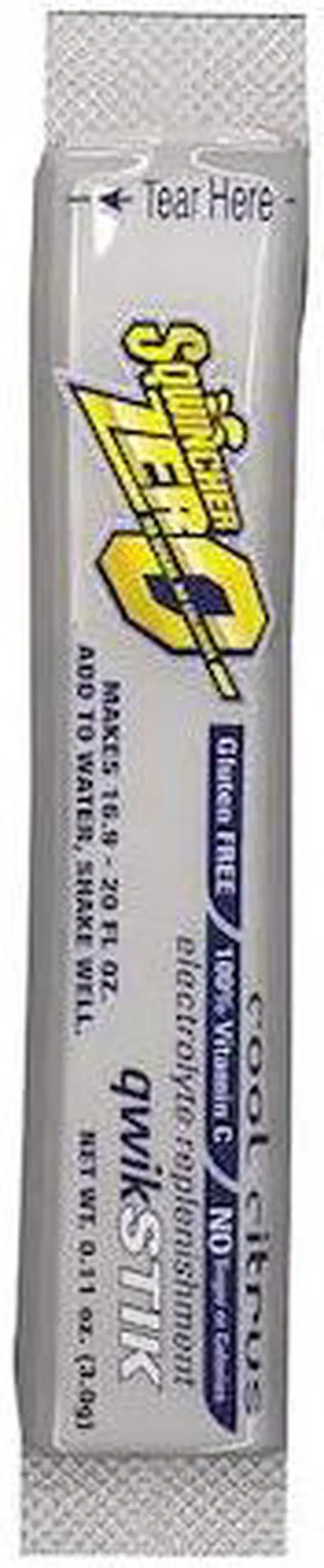 Alt view image 3 of 4 - Qwik Stik(TM) Sugar Free Drink Mix Powder 0.11 oz., Cool Citrus, Pk50 SQWINCHER 060109-CC