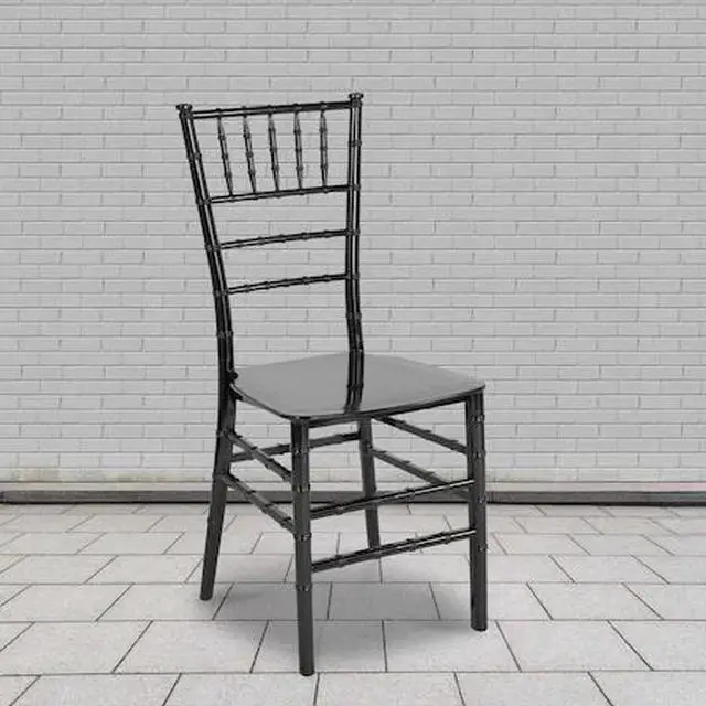 Alt view image 8 of 14 - Flash Furniture HERCULES Series King Louis Chair Brown 2 Pack (2LESTMON) 2LEBLACKM