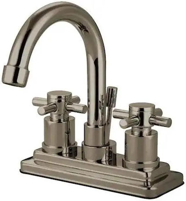 Alt view image 3 of 5 - Kingston Brass KS8668DX CONCORD Two Handle Centerset Lavatory Faucet with Brass