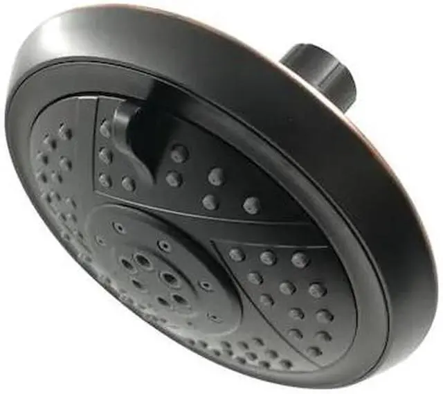 Alt view image 2 of 3 - Kingston Brass KX1556 Modern Vilbosch 5 in. 5-Function Shower Head - Naples Bronze