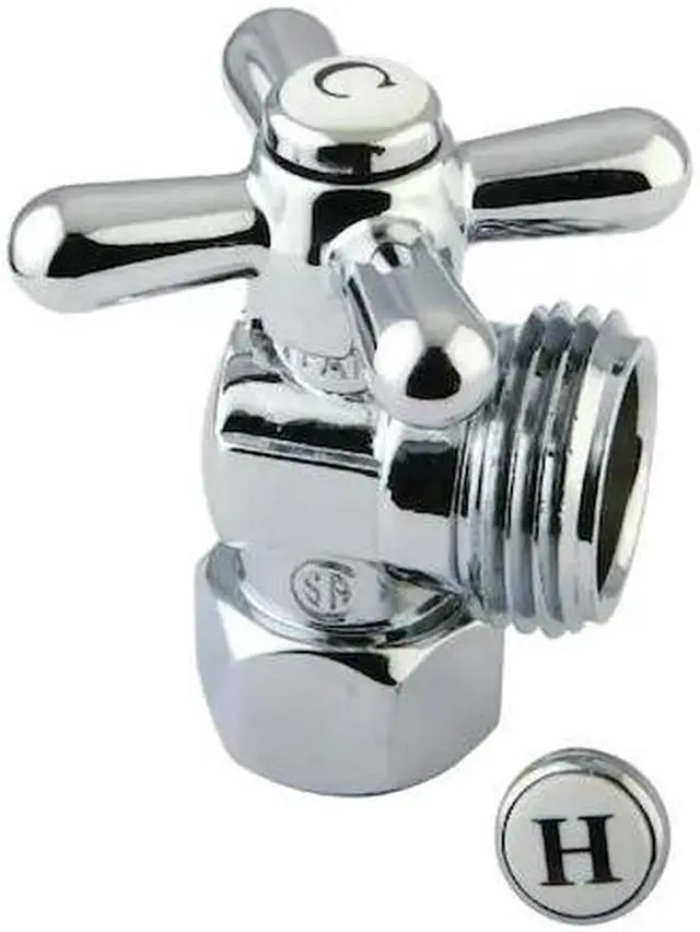 Main image of VINTAGE CC13001X CC13001X 1/2" IPS X 3/4" Hose Thread Cross Handle