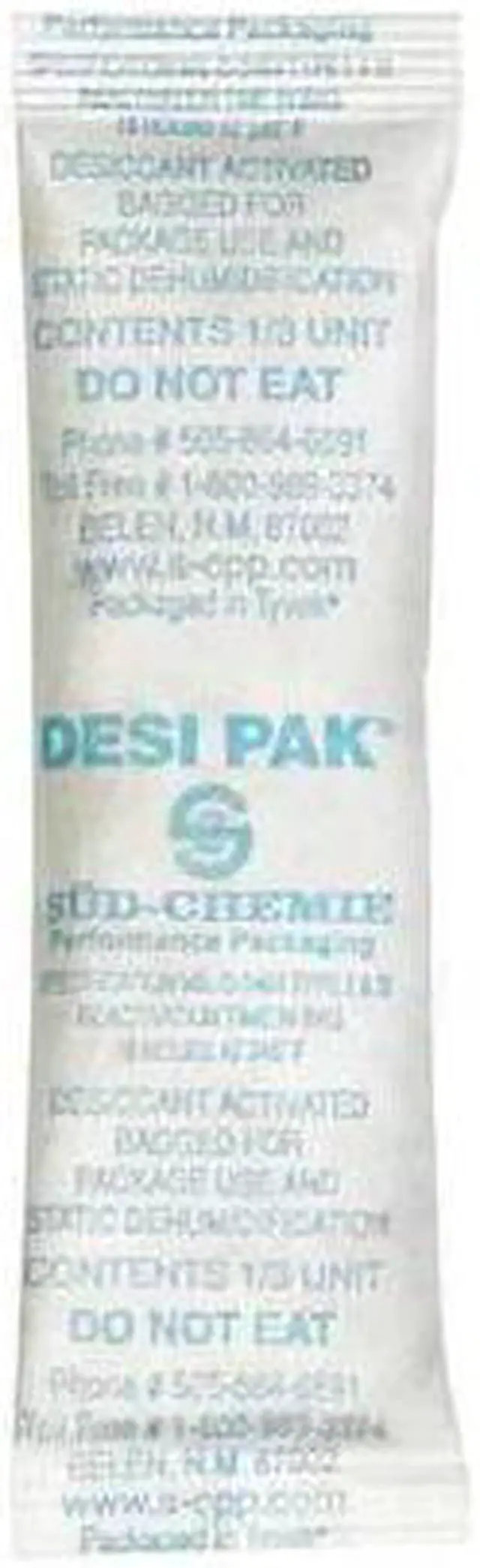 Main image of TYVEK DES119 Tyvek Clay Desiccants, 5 Gallon Pail, 1" x 3 1/2" x 1/4", White,