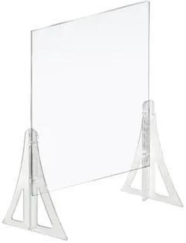 Alt view image 4 of 6 - Azar 31.5" x 23.5" Acrylic Sneeze Guard Clear (179822)