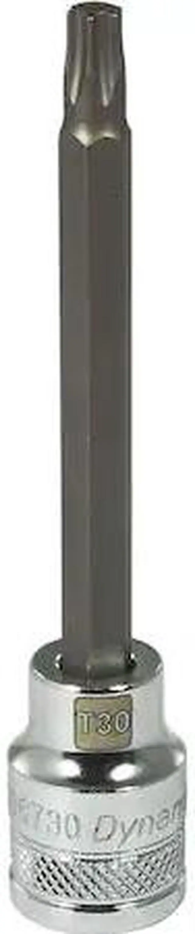 Main image of DYNAMIC D006730 Tools 3/8 Drive Torx Head, T30 Long Bit, Chrome Finish Socket