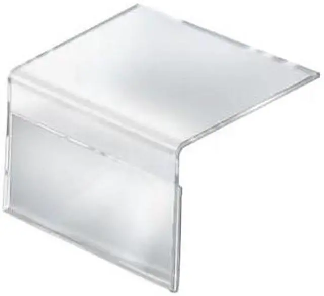Main image of AZAR DISPLAYS 142703 8.5"W x 5.5"H Shelf Sign Holder, PK10