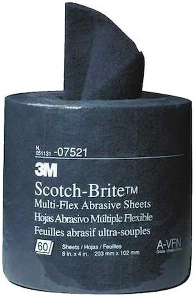Alt view image 3 of 3 - Sanding Hand Pad Roll, Alum. Oxide, VF