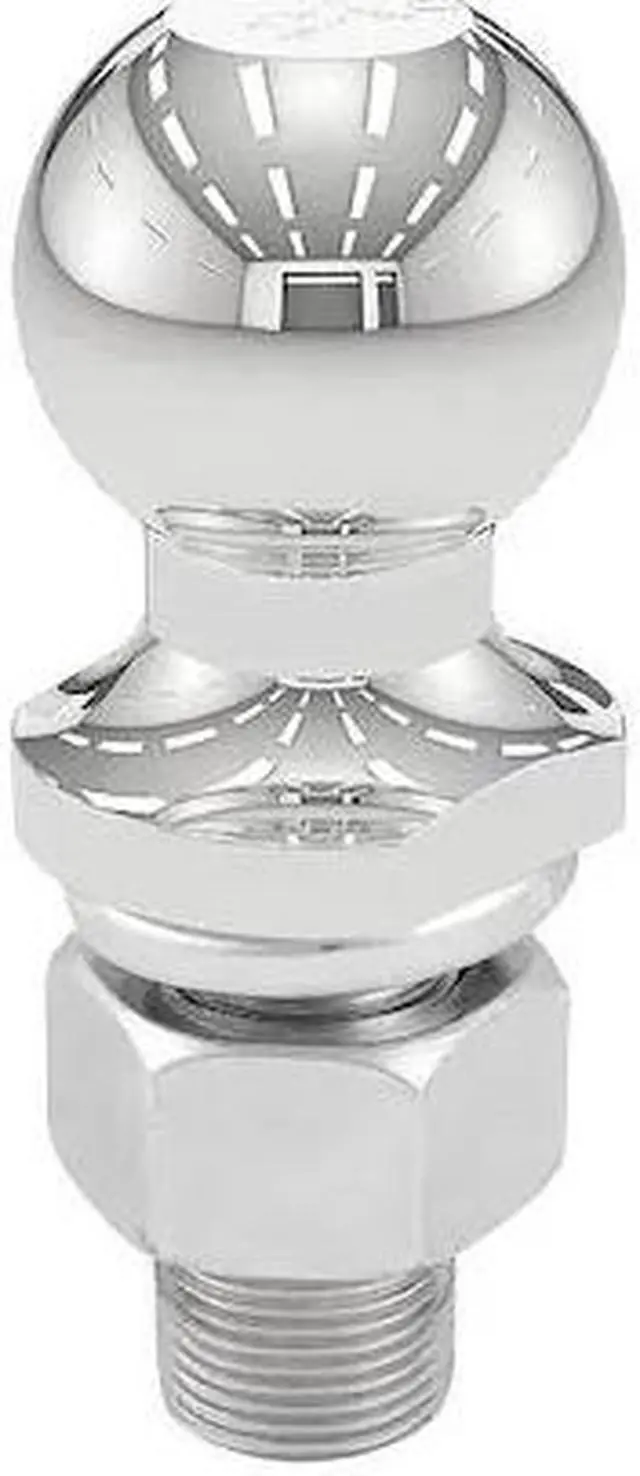 Main image of CURT 40062 Trailer Ball, 1"x2-1/8" Shnk, Chrm, 1-7/8", Size (In.): 1" x 2-1/8"