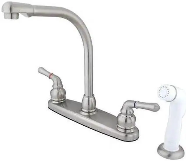Alt view image 2 of 3 - 8 High Arch Kitchen Faucet With Sprayer
