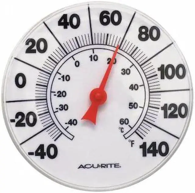 Main image of ACURITE 00353A2 Analog Thermometer,8" Dial Size
