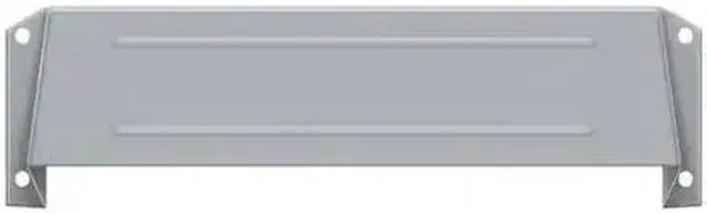 Alt view image 2 of 2 - Deltana MSH158U26D Letter Box Hood, Satin Chrome - Solid