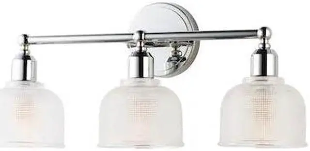 Main image of MAXIM LIGHTING 11323CLPC Hollow 3-Light 23" Wide Polished Chrome Vanity Light
