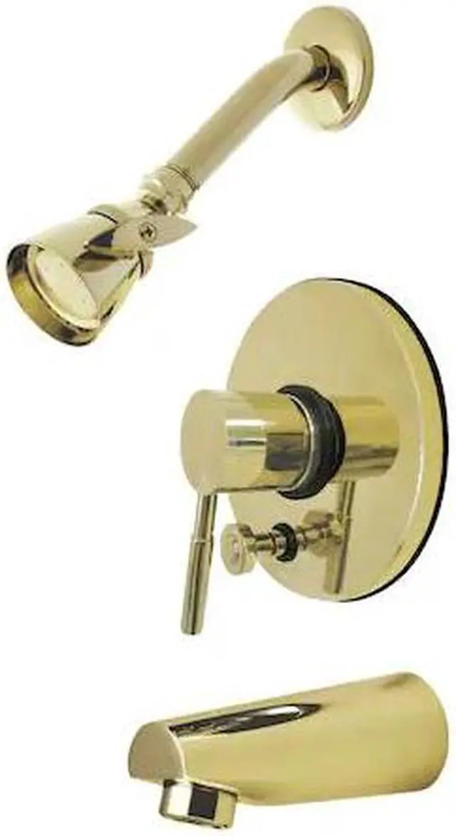 Alt view image 2 of 4 - Kingston Brass  KB86920DL Concord Single Handle Tub & Shower Set