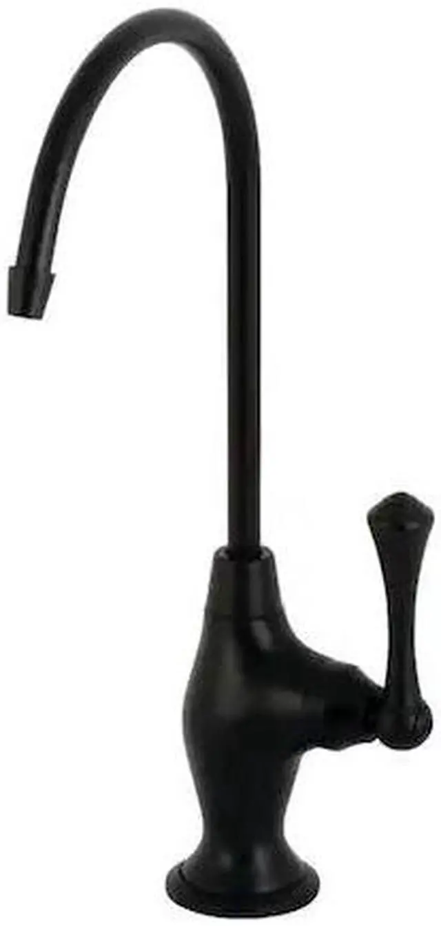 Alt view image 2 of 12 - Kingston Brass KS3190BL Vintage Single Handle Water Filtration Faucet, Matte Black