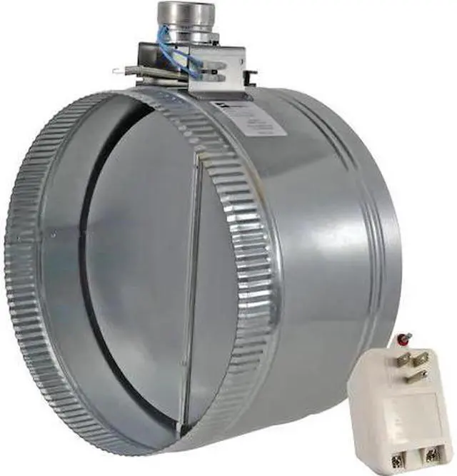 Alt view image 5 of 7 - Suncourt ZC212 ZoneMaster 12 In Adjustable Angle Normally Closed Airflow Damper