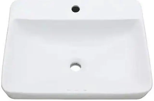Main image of FAUCETURE EV2318 EV2318 Century 23" Rectangular Ceramic Drop-In Bathroom Sink,