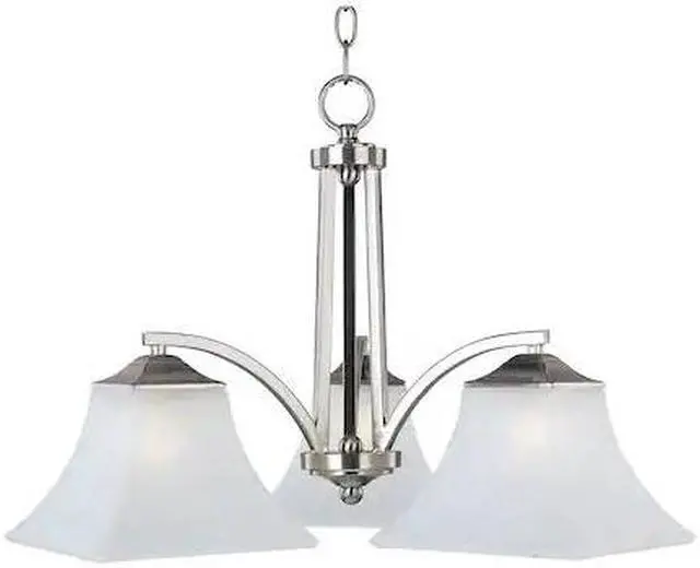 Main image of MAXIM LIGHTING 20094FTSN Aurora 3-Light 22.5" Wide Satin Nickel Chandelier