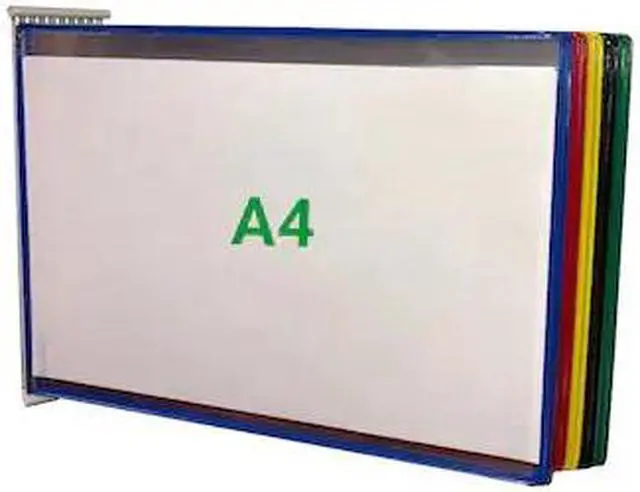 Main image of TARIFOLD W291A4LAN Wall Display Unit, Landscape, 10 A4 Size Asst Color Pockets