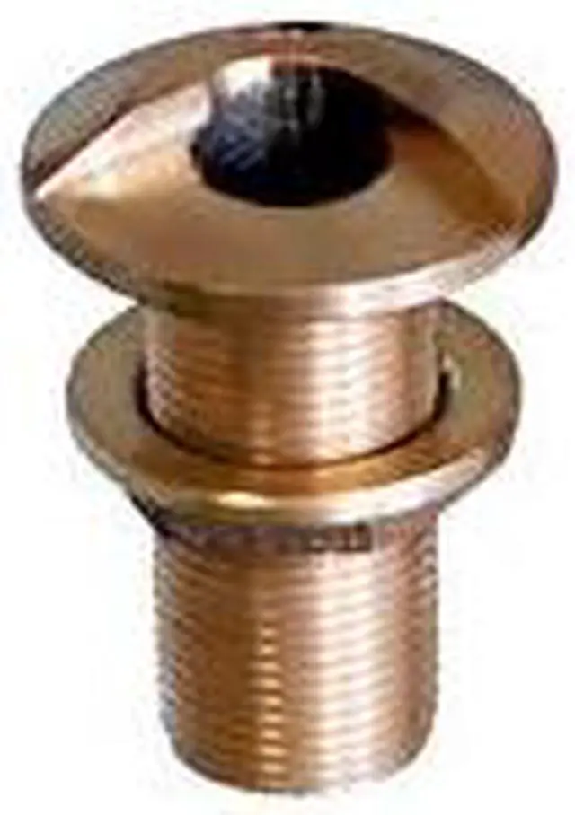 Alt view image 2 of 4 - GROCO 2" Bronze High Speed Thru-Hull Fitting w/Nut