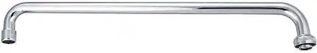 Main image of CENTRAL BRASS CS-22005 18" Swivel Tube Spout With Aerator, Polished Chrome