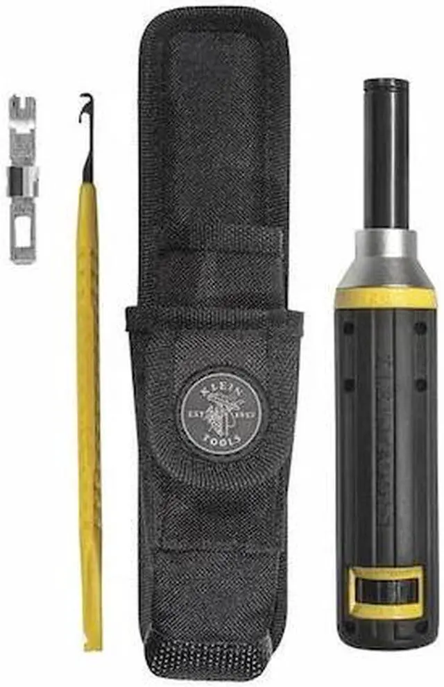 Alt view image 7 of 12 - Klein Tools VDV427-822 Cushion-Grip Impact Punchdown Tool Kit (110/66)