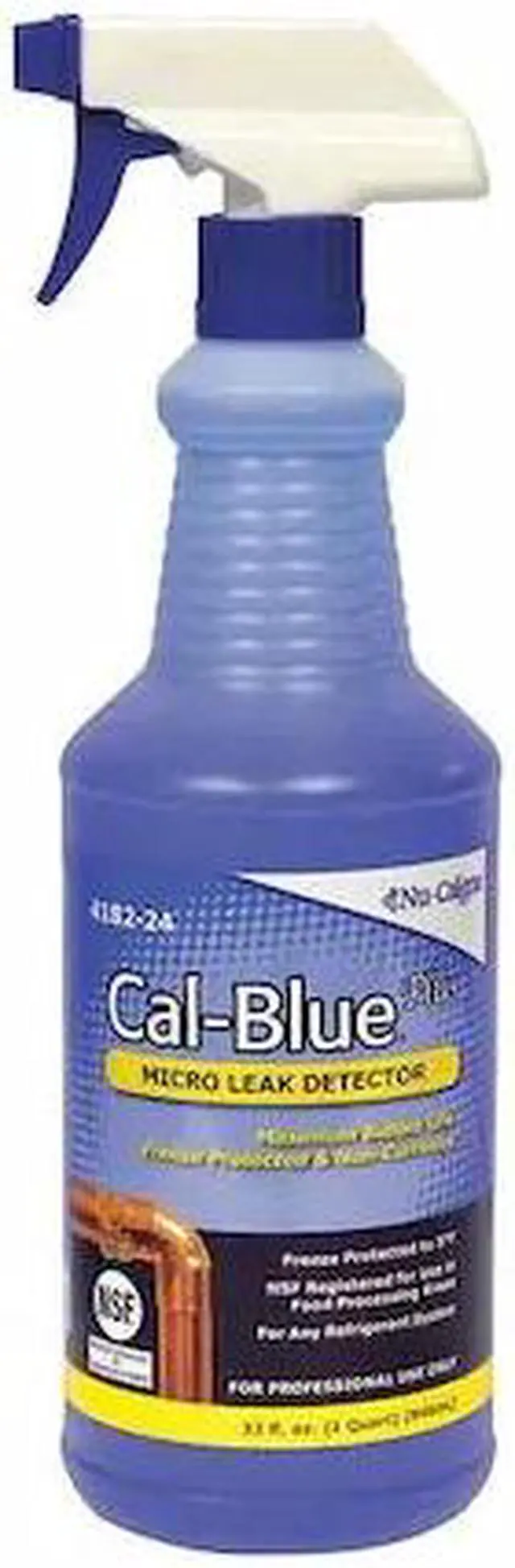 Alt view image 4 of 6 - NU-CALGON 4182-24 Cal-Blue Micro Leak Detector, Liquid, 1 qt Spray Bottle,