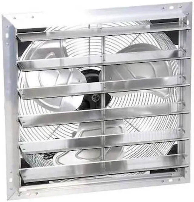 Main image of AIRMASTER FAN 23015 Shutter Mount Exhaust Fan, 12", 1 Speed, 815 cfm, 115V