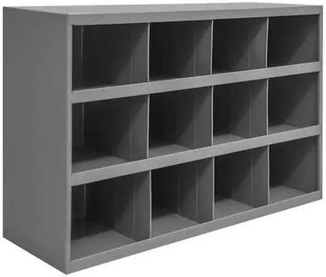 Main image of DURHAM MFG 330-95 Prime Cold Rolled Steel Pigeonhole Bin Unit , 12 in D x 23