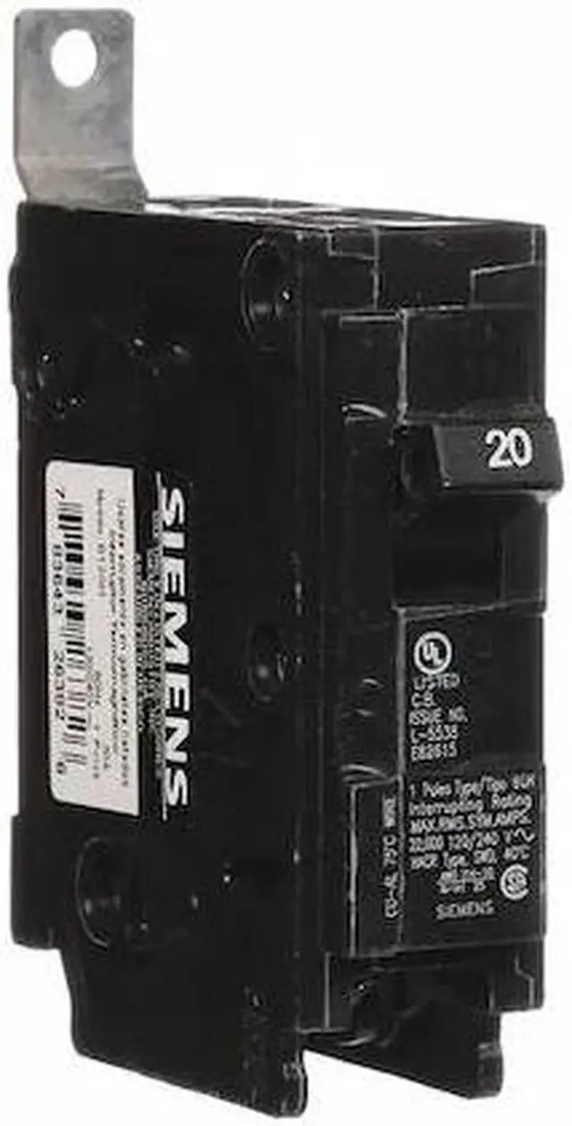 Alt view image 2 of 4 - SIEMENS B120H Miniature Circuit Breaker, BL Series, 20A, 1 Pole, 120/240V AC,