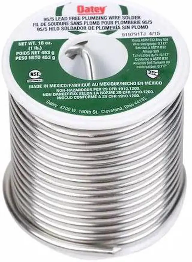 Alt view image 5 of 5 - 1 lb. Lead Free Solder (95% Tin / 5% Lead)