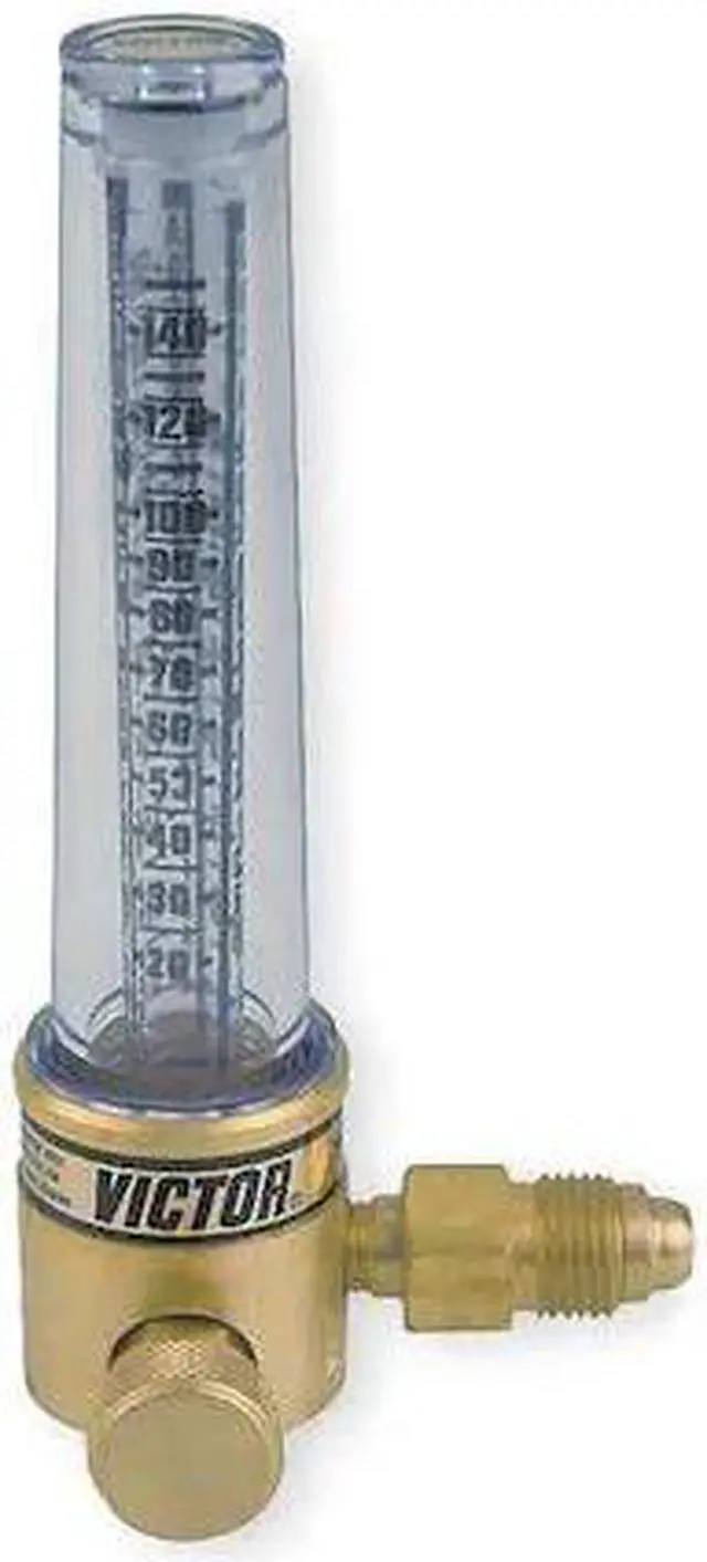 Alt view image 3 of 3 - VICTOR 1000-0182 Flowmeter, Argon, Carbon Dioxide, Helium, Three Stage, 1/4 in