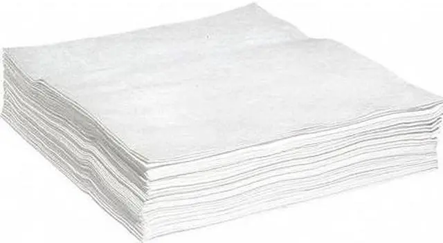 Main image of SPILLTECH WPK50H Sorbent Pad, Oil, 52 gal Vol Absorbed per Pkg, 30 in x 30 in,