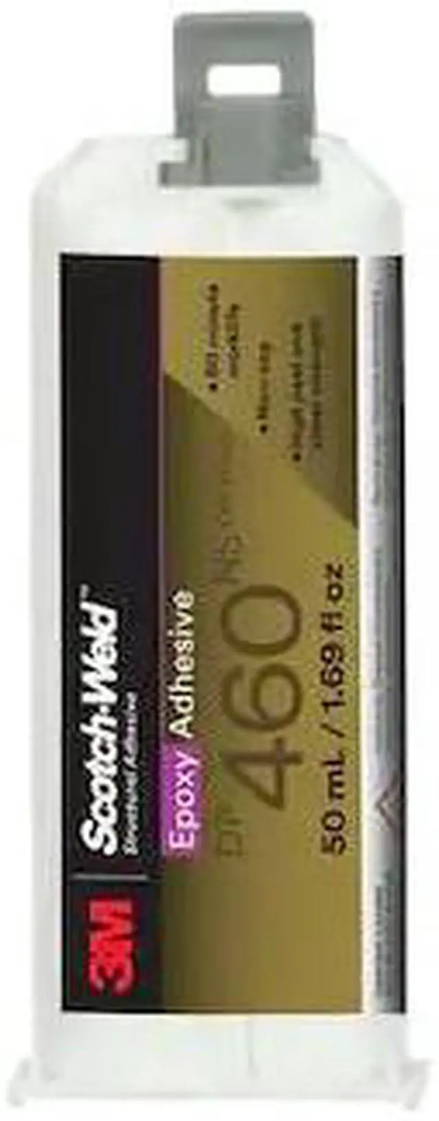 Main image of 3M 460NS Epoxy Adhesive, DP460NS Series, Gray, Dual-Cartridge, 2:01 Mix Ratio,